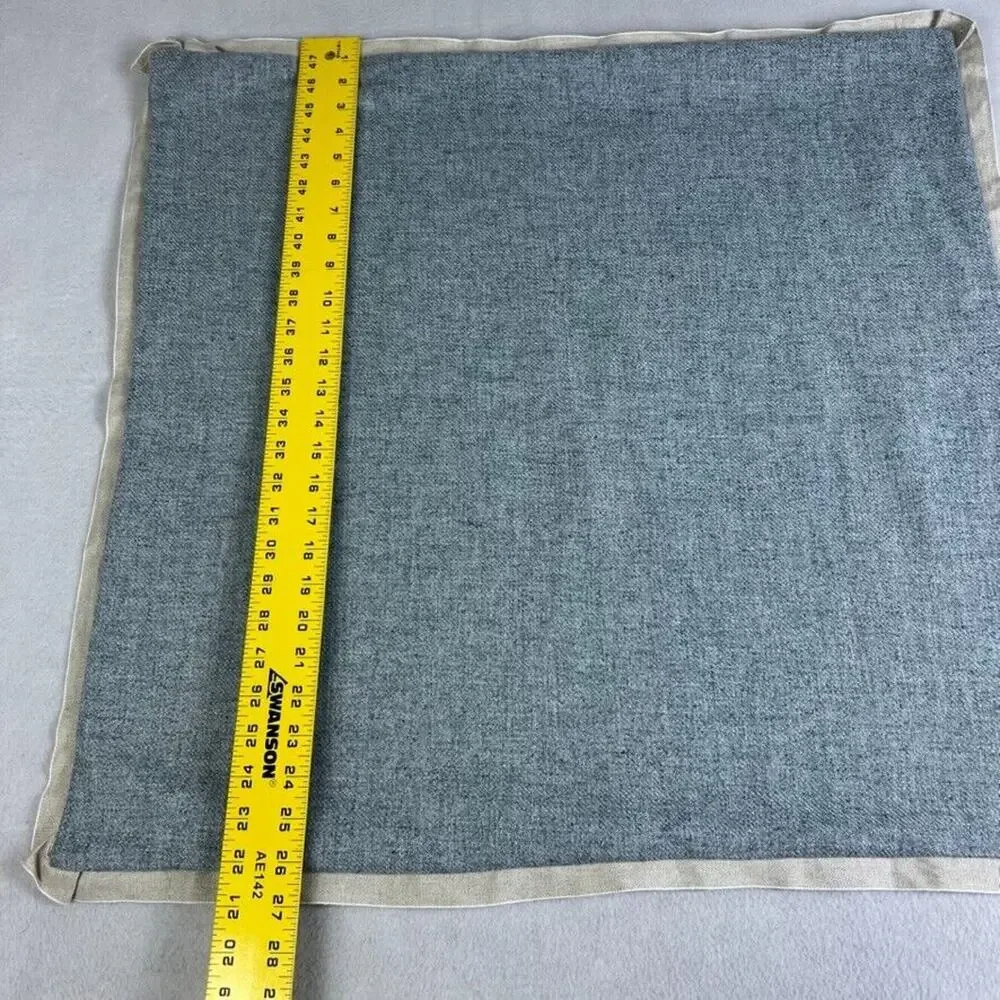 THOM FILICIA HOME COLLECTION Pillow Sham Gray 27” X 27.5”